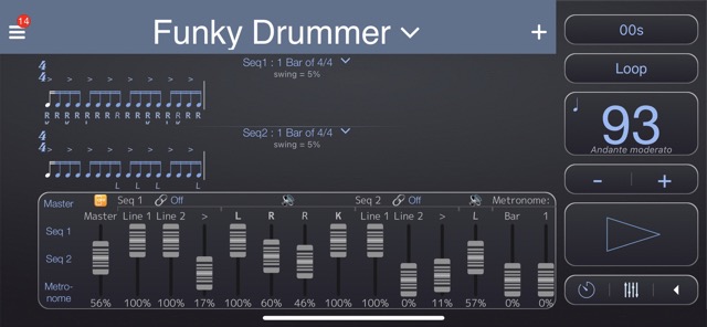 Polynome - Modo horizontal y cómo tocar Funky Drummer