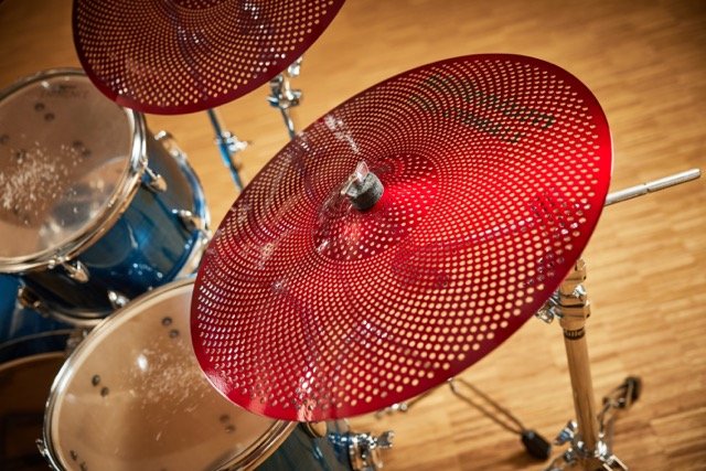 Millenium Still Cymbals - Platos de bajo volumen - Rojo
